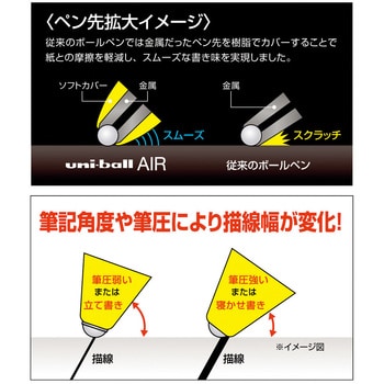 UBA20105.24 ユニボールエア 0.5mm 1本 三菱鉛筆(uni) 【通販サイト