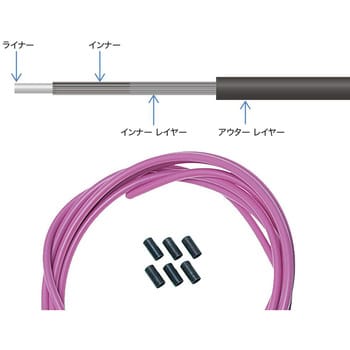 ライナー入リカラーアウターワイヤー シフト用 grunge(グランジ) シフトワイヤー 【通販モノタロウ】