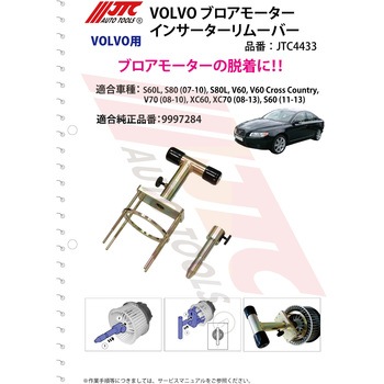 VOLVO ブロアモーターインサーターリムーバー JTC