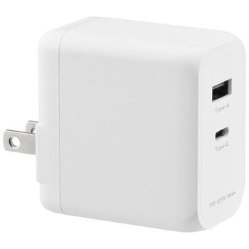 USB-AC充電器 2ポート 65W グリーンハウス