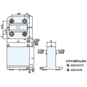 Q-ロック内蔵マシンパレット(2面イケール油圧) ナベヤ クランピング