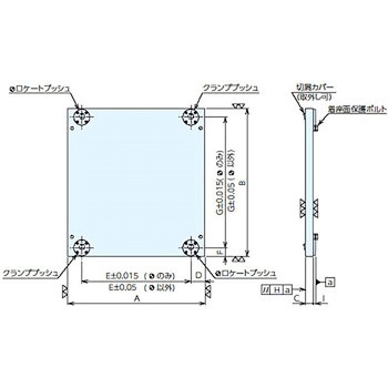 Q-ロック内蔵イケール用取付プレート ナベヤ