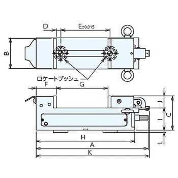 Q-ロック直付け用マシンバイス ナベヤ
