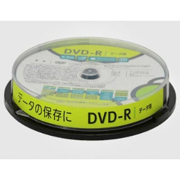DVD-R データ用 1-16倍速 10枚スピンドル グリーンハウス