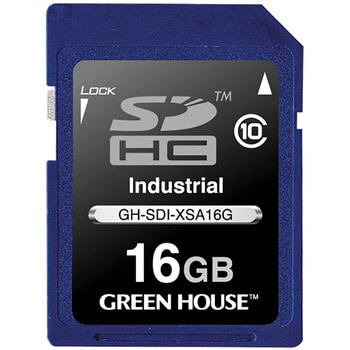 GH-SDI-XSA16G 組み込み機器で幅広く使える工業用途SD / SDHCカード ...