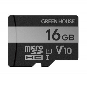 microSDHCカード UHS-I U1 V10 16GB グリーンハウス