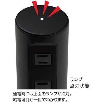 エナジーポール コンセント4口タイプ(配送・組立サービス付き) コクヨ