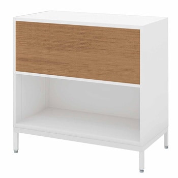 システム収納 エディア フリーパネル 2段タイプ(上下段両面パネル) ベース付きセット(配送・組立サービス付き) コクヨ