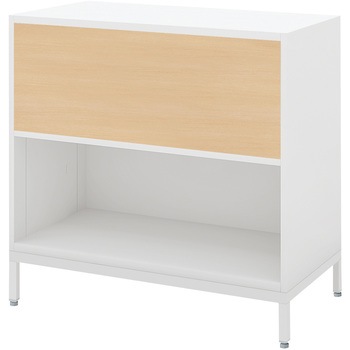 システム収納 エディア フリーパネル 2段タイプ(上下段両面パネル) ベース付きセット(配送・組立サービス付き) コクヨ