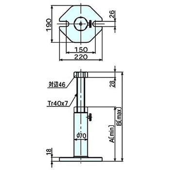 ヘビータイプスクリュージャッキ ナベヤ
