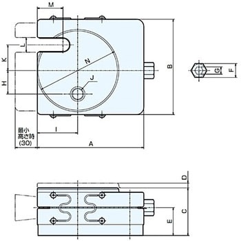 レベリングブロックMB型 ナベヤ