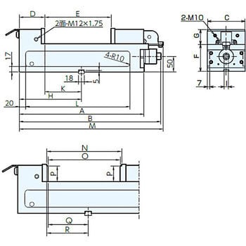 LTCV160S ロックタイトCV精密マシンバイス SJ口金タイプ 1個 ナベヤ