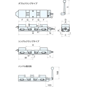 ロックタイト アルミダブルクランプバイス ナベヤ