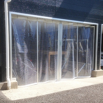 専用 糸入りビニールカーテン 4500×3000 ビニールカーテン 糸入り 防炎