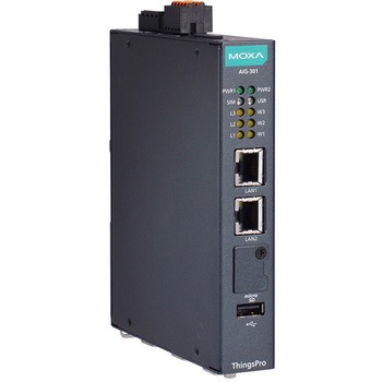 ThingsPro Edgeソフトウェア搭載 アドバンスIIoTゲートウェイ AIG-300 シリーズ MOXA