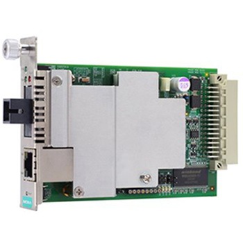 NRack System(TM) 用マネージド10/100BaseT(X) - 100BaseFXスライドインモジュール MOXA