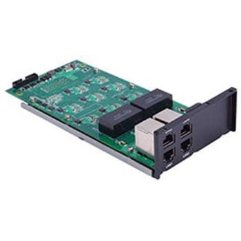 PRP/HSRポートとギガビットLANを備えた拡張モジュール MOXA