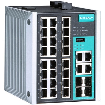 24+4Gポートギガビットマネージド・イーサネット・スイッチ MOXA