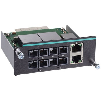 IKS-6726A-2GTXSFP/6728A-4GTXSFP/6728A-8PoE-4GTXSFPモジュール式マネージドスイッチ用の高速イーサネットモジュール MOXA