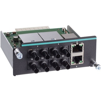 IKS-6726A-2GTXSFP/6728A-4GTXSFP/6728A-8PoE-4GTXSFPモジュール式マネージドスイッチ用の高速イーサネットモジュール MOXA