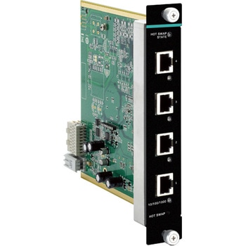 ICS-G7700A/G7800Aモジュール式マネージドイーサネットスイッチ用の4Gポートギガビットイーサネットインターフェースモジュール MOXA