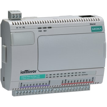 ioMirror E3200シリーズ8つのデジタル入力と8つのデジタル出力を備えたイーサネットピアツーピアI/O MOXA