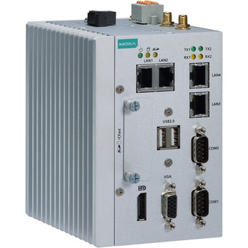 MC-1100シリーズ 危険な環境に対応し、DNV GL認定を取得したIntel(R) Atom(R) E3800 DINレールコンピュータ MOXA
