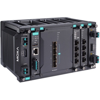 MDS-G4012-L3シリーズ 12Gポートレイヤ3フルギガビットモジュールマネージドイーサネットスイッチ MOXA