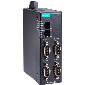 1 ポートおよび 4 ポート Modbus RTU/ASCII/TCP-to-EtherNet/IP ゲートウェイ MOXA