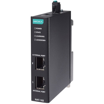 2ポート産業用ネットワークアドレス変換(NAT)デバイス MOXA