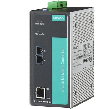 IEC 61850-3準拠イーサネット- ファイバメディアコンバータ MOXA