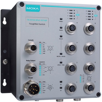 EN 50155 8 - 18ポートイーサネットスイッチ(最大8つのPoEポートと最大2つのギガビットポート) MOXA