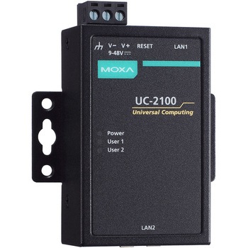 ワイヤレスモジュール用の1つのミニPCIe拡張スロットを搭載した手のひらサイズのARMCortex-A8 600 MHzのIIoTゲートウェイ MOXA