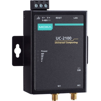 ワイヤレスモジュール用の1つのミニPCIe拡張スロットを搭載した手のひらサイズのARMCortex-A8 600 MHzのIIoTゲートウェイ MOXA