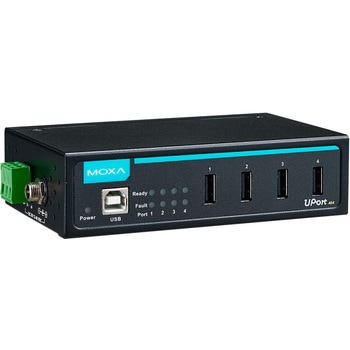 産業グレードの4ポートおよび7ポートUSBハブ MOXA