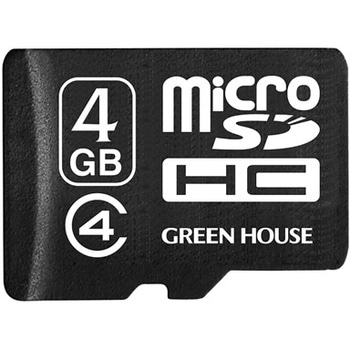 GH-SDMRHC4DA-4G �f�[�^�����T�[�r�X�t��microSDHC�������[�J�[�h �O���[���n�E�X 21441107