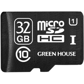データ復元サービス付きmicroSDHCメモリーカード グリーンハウス