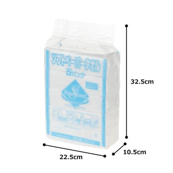 【ケース販売】紺屋製紙ペーパータオルソフトペーパータオル5P 紺屋製紙