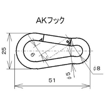 強力マグネットリング 角型 滑り止めゴム・フック付 ラクテム