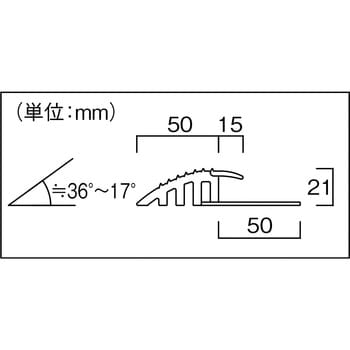 5810050 マットエッジDX ミヅシマ工業 長さ2m幅50mm - 【通販モノタロウ】