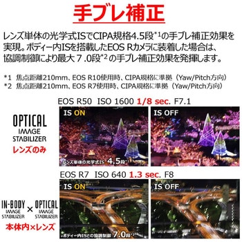 RFレンズ RF-S55-210mm F5-7.1 IS STM Canon
