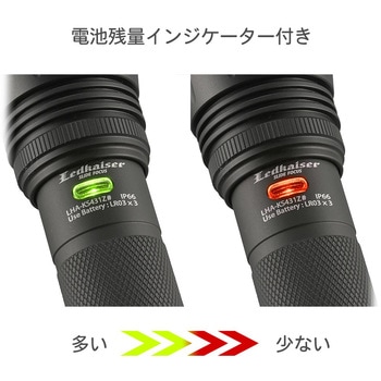 防水LEDズームライト 700Lm  IP66 オーム電機