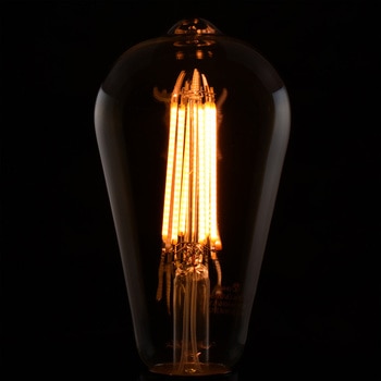 LEDフィラメント電球  E26 キャンドル色 オーム電機