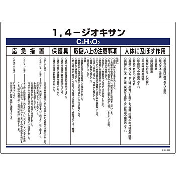特定化学物質標識 450×600 日本緑十字社