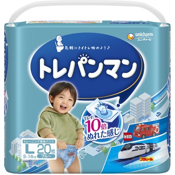 トレパンマンブルー ユニ・チャーム ベビー用おむつ 【通販モノタロウ】