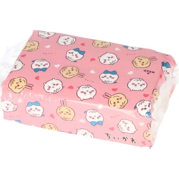 ちいかわ ティッシュケース ソフトパックティッシュ用 グリーン