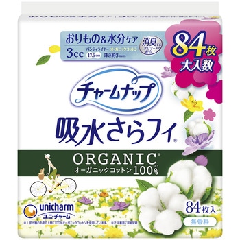 チャームナップ吸水さらフィ オーガニックコットン  ジャンボパック ユニ・チャーム
