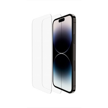 SCREENFORCE iPhone 14 Pro用保護 強化ガラスフィルム2枚セット BELKIN(ベルキン)