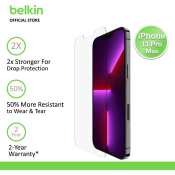UltraGlass 抗菌スクリーンプロテクター for iPhone 14 Plus / 13 Pro Max BELKIN(ベルキン)