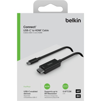 USB-C to HDMI 2.1 Cable (2M) BELKIN(ベルキン)